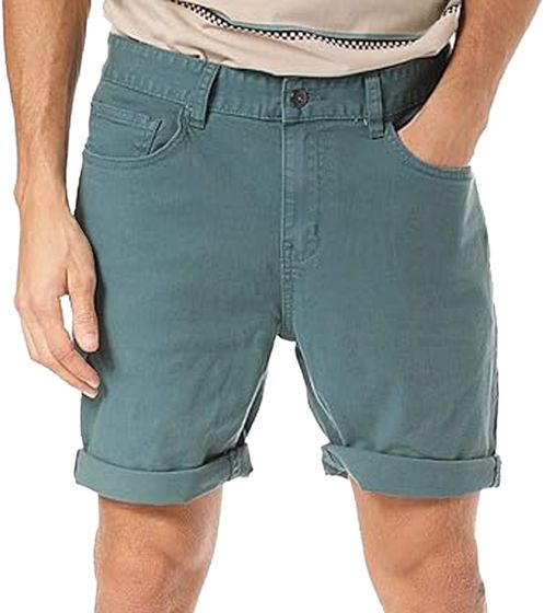 Globe Goodstock short en jean pour homme pantalon décontracté avec poches latérales GB01216002 turquoise