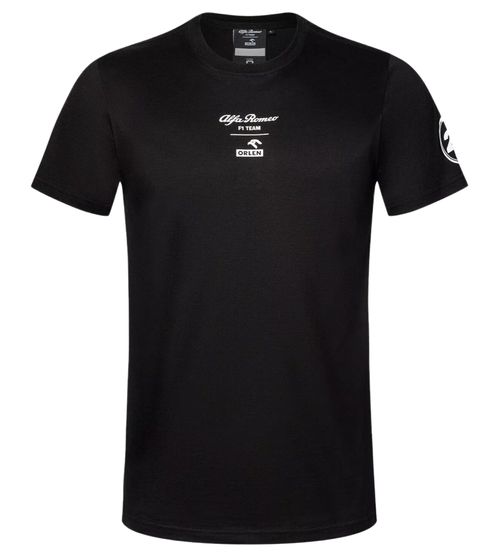 Chemise d'été pour hommes ALFA ROMEO Monza Italia T-shirt avec imprimé des deux côtés, chemise à manches courtes U600214424 noir