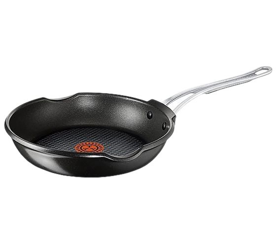 Tefal cast iron pan by Jamie Oliver cast aluminium pan frying pan diameter 24cm for all types of stoves 20 98 973 961 Black