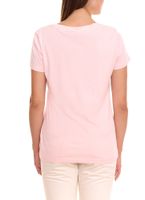 T-shirt da donna AjC con varie stampe, maglia estiva a maniche corte, cotone menta, rosa o bianco