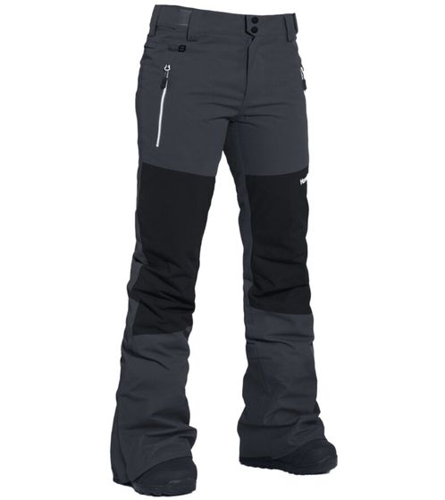 HORSEFEATHERS AVRIL II Damen Ski-Hose wärmende Winter-Hose mit wasserabweisender Membran OW219E Schwarz/Grau