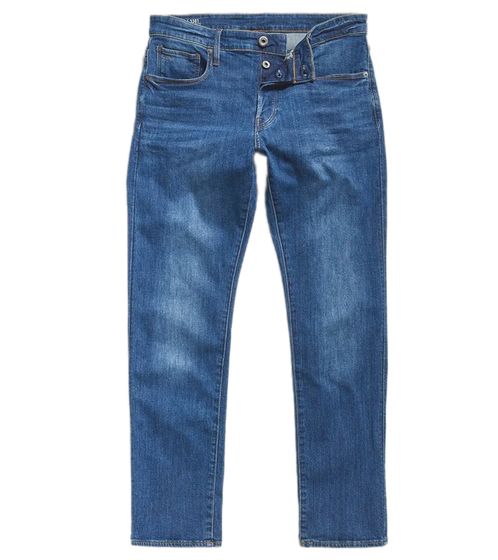 G-Star RAW 3301 men's denim trousers basic jeans in 5-pocket style cotton jeans 51002-7899-071 blue