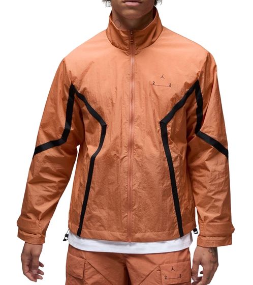 NIKE Jordan 23 Engineered Veste de transition pour homme avec veste de sport à bordure en tricot zigzag DV7689-872 marron rouille