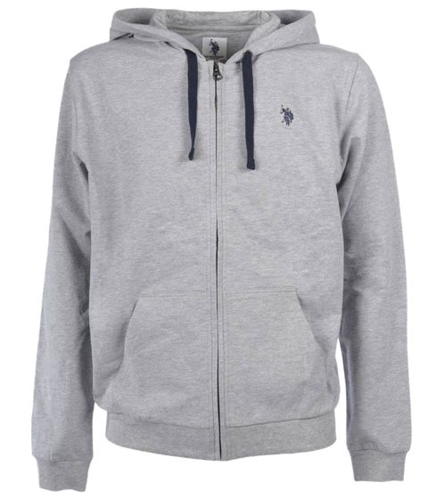 A NOSOTROS. ASSN DE POLO. Sudadera de hombre con capucha chaqueta de algodón 162 62510 52191 282 gris