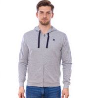 U.S. POLO ASSN. Veste sweat homme à capuche veste en coton 162 62510 52191 282 gris