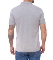 U.S. POLO ASSN. Herren Polo-Shirt Basic-Shirt Baumwoll-Shirt Kurzarm-Shirt 197 61092 52520 187 Grau/Blau