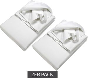 2er Sparpack SETEX Molton Matratzen-Schutzauflage Schutz-Bezug für Kinder- und Baby-Betten 70x140cm Made in Germany 4545980 Weiß