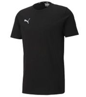 2er Pack PUMA TeamGoal 23 Jungen & Mädchen Sport-Shirt Baumwoll-Shirt mit Logo-Patch T-Shirt 656709 Grün, Schwarz, Grau, Dunkelblau, Gelb, Rot, Hellblau oder Weiß