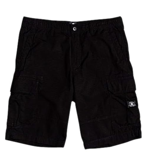 DC Shoes Pantalones cortos de verano para hombre Pantalones cortos cargo Pantalones cortos de algodón EDYWS03054 KVJ0 Negro