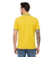 U.S. POLO ASSN. Polo da uomo, camicia basic, camicia in cotone, camicia a maniche corte 197 68163 52520 112 giallo/blu scuro
