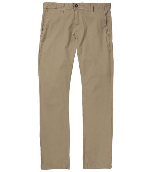 VOLCOM Frickin Herren Chino-Hose modische Baumwoll-Hose Modern-Straight A1131807 Khaki