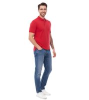 U.S. POLO ASSN. Polo homme chemise basique chemise en coton chemise à manches courtes 197 61092 52520 155 rouge/bleu