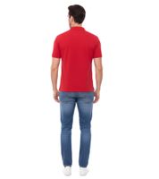 U.S. POLO ASSN. Polo homme chemise basique chemise en coton chemise à manches courtes 197 61092 52520 155 rouge/bleu