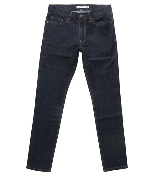 Pantalón vaquero de hombre DC Worker en algodón sostenible estilo 5 bolsillos slim fit ASYDP03043 BTKW azul oscuro