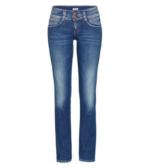 Pepe Jeans Gen women's straight jeans in 5 pocket style leisure jeans PL201157D452 blue