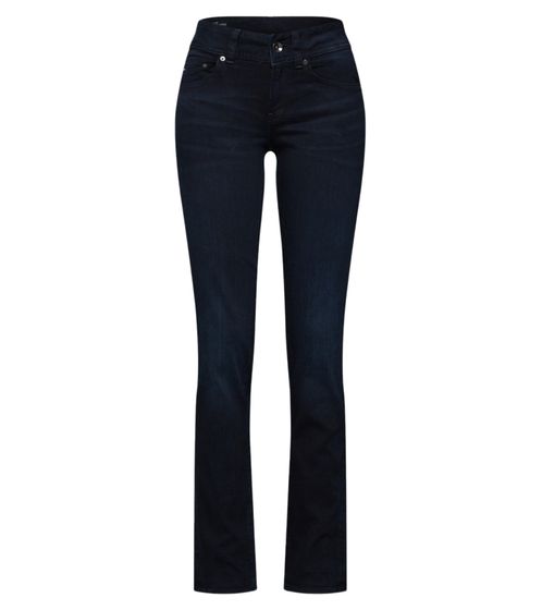 G-Star RAW Midge Saddle women's cotton trousers, trendy super stretch trousers, casual trousers D02153-8971-89 dark blue