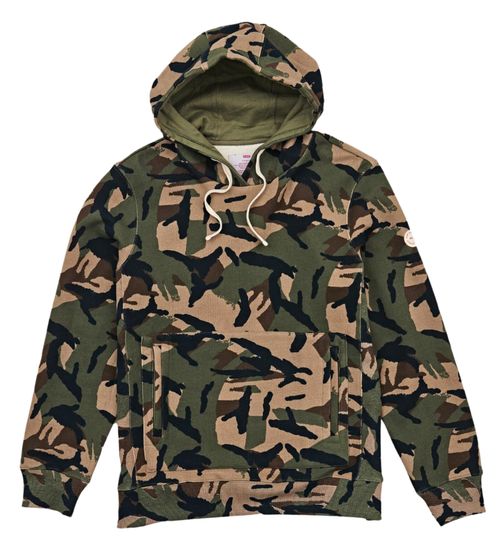 Globe Burly Herren Hoodie modischer Alltags-Pullover mit Kapuze GB2003001 Camouflage