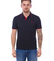 U.S. POLO ASSN. Polo homme chemise basique chemise en coton chemise à manches courtes 197 66835 52520 297 gris/rouge U.S. POLO ASSN. Polo homme chemise basique chemise en coton chemise à manches courtes 197 66835 52520 297 gris/rouge