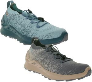 LOWA Sneaker-Laufschuhe Fusion Low Damen City-Schuhe mit Socken-Passform und LOWA-DynaPU-Zwischensohle 320415 Grau/Rosa oder Blau