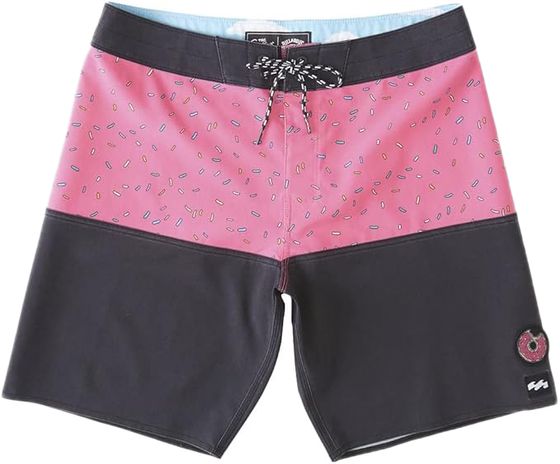 BILLABONG Pantaloncini da bagno per bambini e ragazzi Simpsons Donut con tasca posteriore C2BS70 BIP2 19 colorato/nero