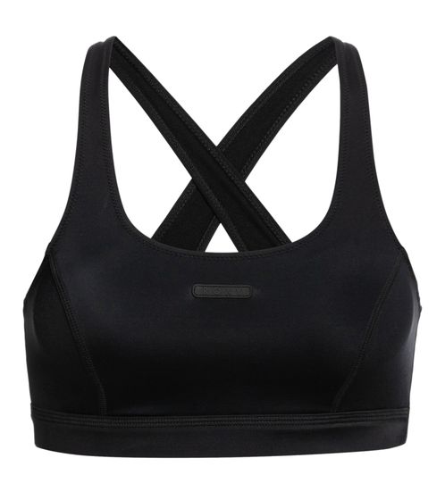 Sujetador deportivo de mujer ROXY ACTIVE HI J fabricado con material reciclado bustier de verano ERJX304681 KVJ0 Negro