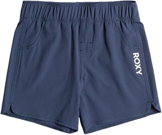 ROXY Heat Waves kids swim shorts with pockets for girls ERGBS03098 BSP0 Blue