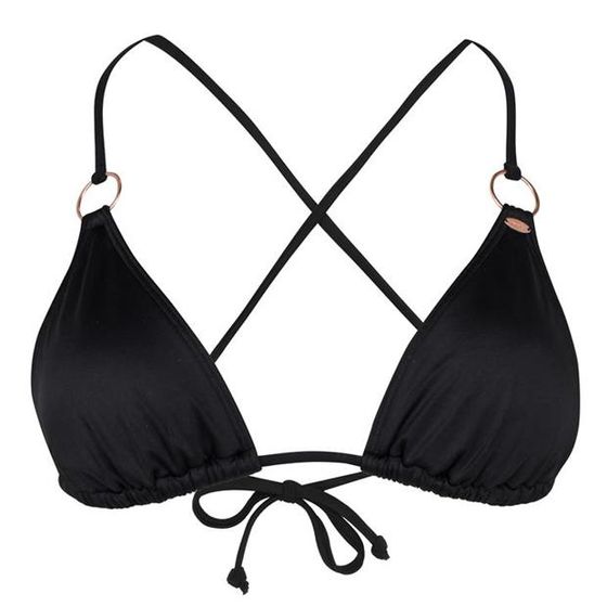 O`NEILL Sun Mix Haut de bikini Maillot de bain à bretelles croisées pour femme 0A8554 9010 Noir