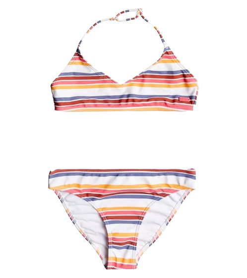 ROXY Lovely Senorita Kinder Bikini-Set mit gestreiften Allover-Print Sommer-Bikini für Mädchen ERGX203343 WBB4 Bunt