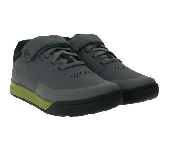 UNPARALLEL UP Link scarpe da ciclismo da uomo con suola in EVA Scarpe da MTB sneakers sportive che assorbono le vibrazioni con OrthoLite sport da bicicletta con chiusura in velcro 291522-2006 Grigio/Verde