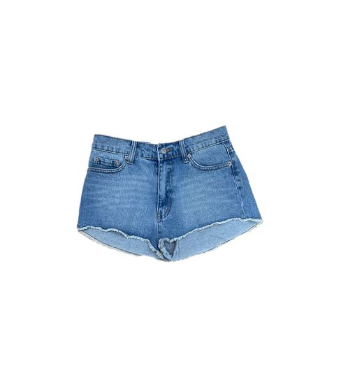 CHEAP MONDAY Bermudas vaqueros de mujer Ease pantalones cortos vaqueros de moda 010283650027 azul claro