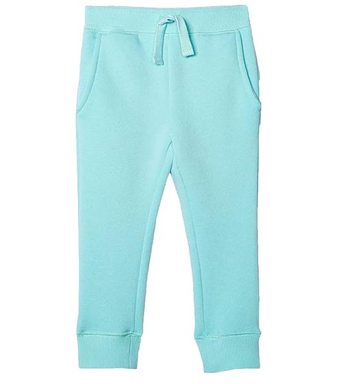 amazon essentials basic joggers for girls and boys sweatpants with cotton content fitness pants B07HL25YP4 turquoise