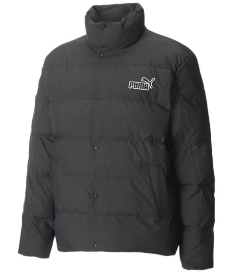 Chaqueta de invierno para hombre PUMA Better Polyball con chaqueta acolchada con cuello alto con tecnología WarmCELL y tecnología WindCELL 675376 01 negro