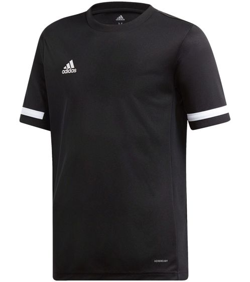 adidas T19 SS children's sports jersey with CLIMALITE technology training shirt DW6791 black