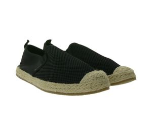 LUHTA Jones Damen Espadrilles mit Bast Sneaker Sommer-Schuhe 9 75526 477 L 990 Schwarz