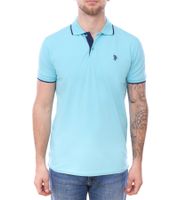 U.S. POLO ASSN. Men's polo shirt plain or with colored accents Basic shirt Cotton shirt Short-sleeved shirt Yellow, blue, red, green, turquoise, light blue, black U.S. POLO ASSN. Men's polo shirt plain or with colored accents Basic shirt Cotton shirt Short-sleeved shirt Yellow, blue, red, green, turquoise, light blue, black
