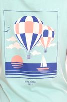 2-pack AjC women's T-shirt with various prints, short-sleeved summer shirt, cotton, mint, pink or white