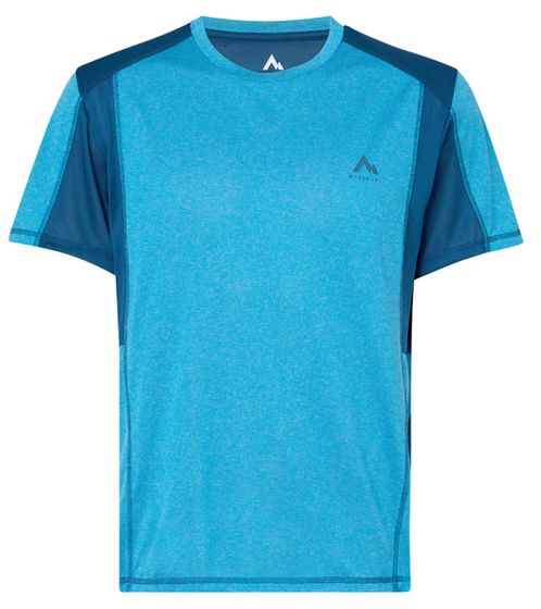 McKinley Haloy M men's training shirt made of Dry Plus material, sports shirt, fitness shirt 421810 900 911 blue/petrol