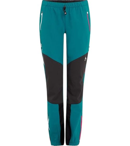 Pantaloni da trekking da donna McKinley Tasmania Wms, pantaloni da esterno idrorepellenti 281349 626 turchese