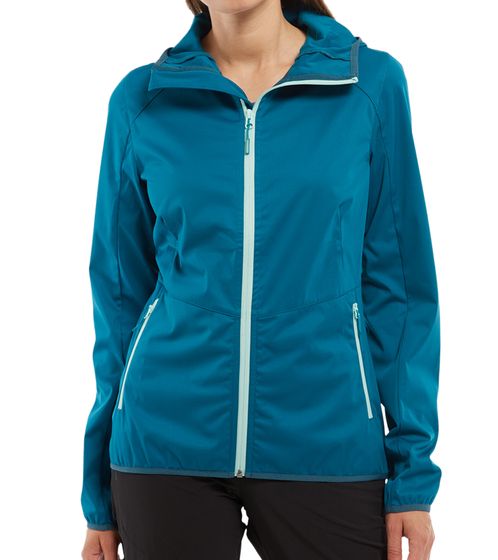 McKINLEY Ciamarello W giacca da donna softshell idrorepellente con tecnologia VENTMAX 422244 626 blu petrolio