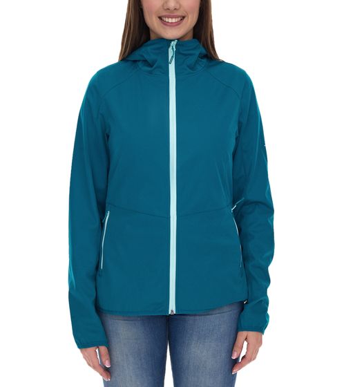 McKINLEY Ciamarello W Damen Jacke wasserabweisende Softshell-Jacke mit VENTMAX-Technologie 422244 626 Petrolblau