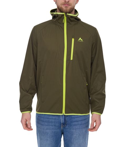 Chaqueta de hombre McKINLEY Ciamarello M Chaqueta softshell repelente al agua con tecnología VENTMAX 421798840 verde oliva