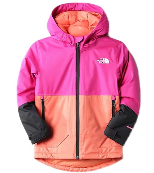 THE NORTH FACE Freedom colorful winter jacket for girls snow jacket NF0A7UN8146 pink/orange/black