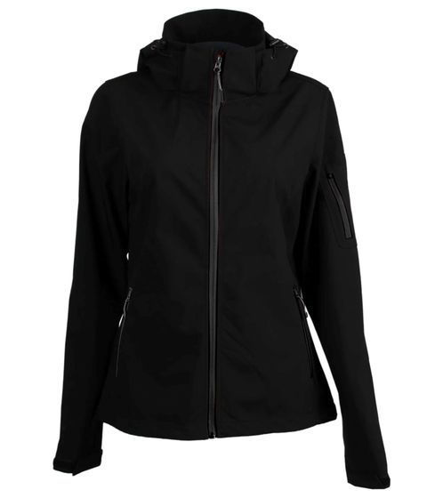 McKINLEY NN Sary II W women's jacket water-repellent softshell jacket with VENTMAX technology 422268 901 057 Black