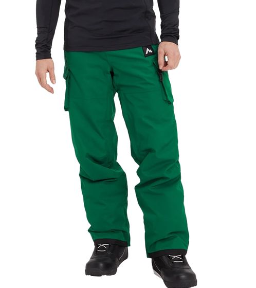 Pantaloni da sci da uomo McKINLEY Gabbe UX pantaloni invernali con isolamento THINSULATE colonna d'acqua 10.000 mm 408722 777 verde