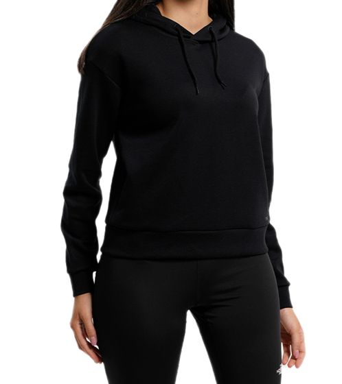 ONLY Play women's crop hoodie hooded sweater short sweatshirt basic sweater 15245850 black