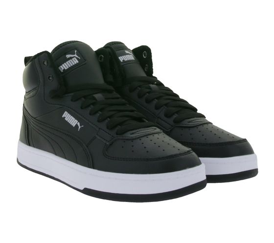 PUMA Caven 2.0 Mid WTR sneakers per il tempo libero da uomo e da donna, scarpe sostenibili per tutti i giorni con suola SOFTFOAM, scarpe stringate 392333 02 nero