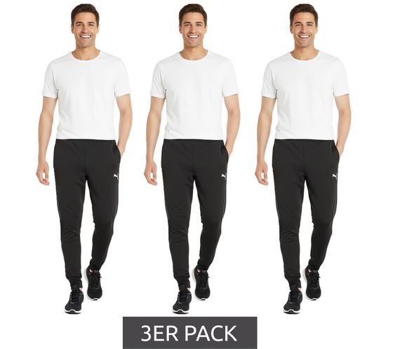 3er Pack PUMA LIGA Herren Trainings-Hose mit DRYCELL Sport-Hose Sport-Bekleidung 655313 03 Schwarz