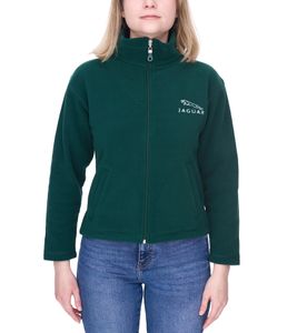 JAGUAR Wmns Damen Fleece-Jacke Herbst-Jacke mit Markenlogo Übergangs-Jacke 410179 Grün