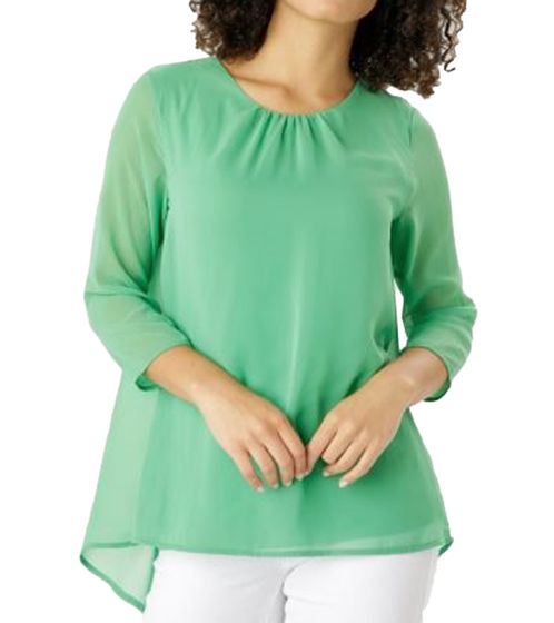 Aniston blusa de mujer seleccionada blusa de verano camisa de gasa de manga 3/4 27596542 verde