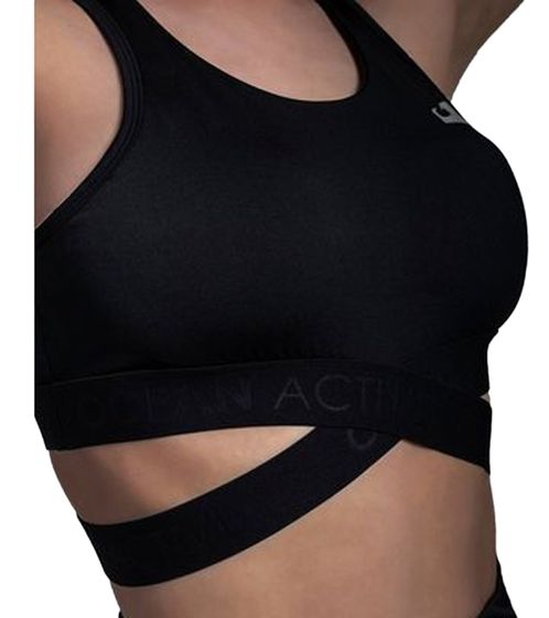 OCEAN SPORTSWEAR soutien-gorge de sport pour femme en matière recyclée bustier d'été 85260144 noir